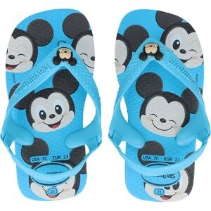Havaianas Baby Disney Classics II Blue Flip-Flops Size 4
